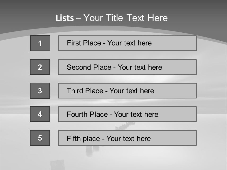 A Black And White Photo Of A Dock In The Ocean PowerPoint Template