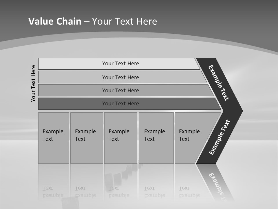 A Black And White Photo Of A Dock In The Ocean PowerPoint Template