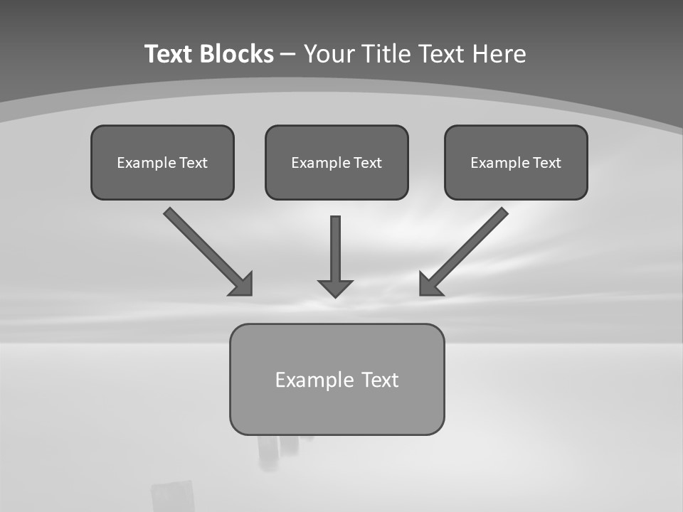 A Black And White Photo Of A Dock In The Ocean PowerPoint Template