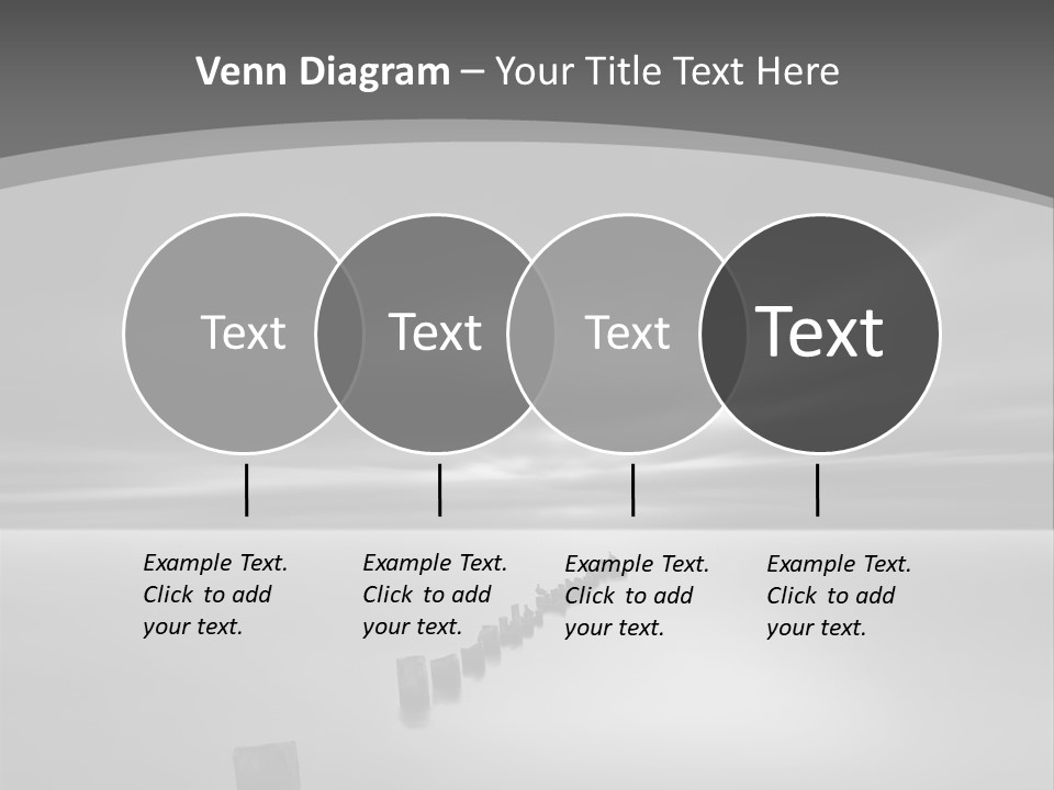 A Black And White Photo Of A Dock In The Ocean PowerPoint Template