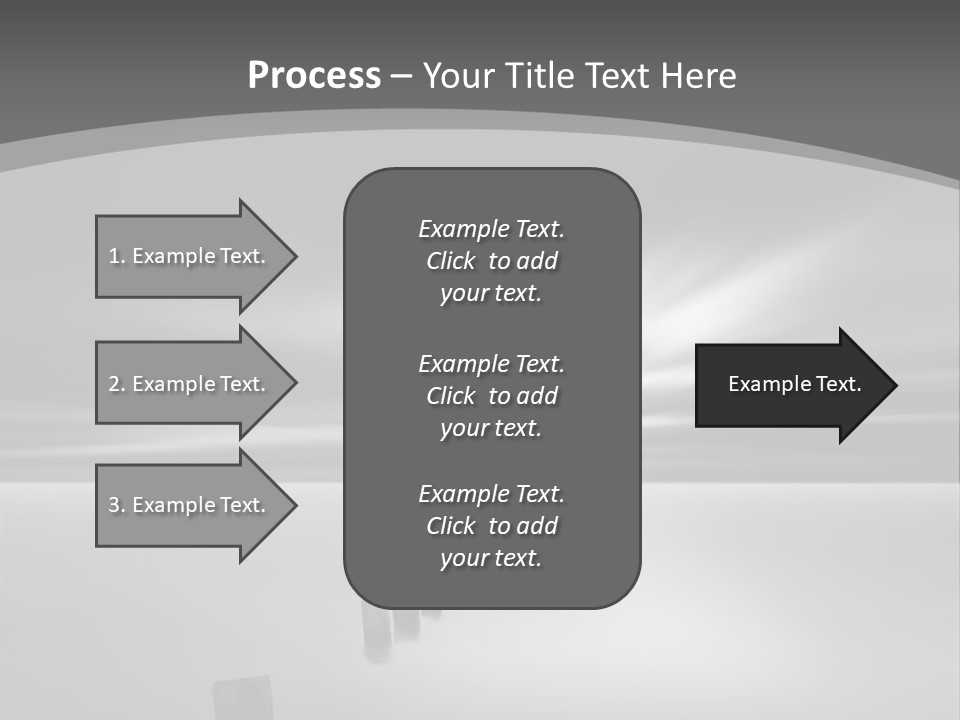 A Black And White Photo Of A Dock In The Ocean PowerPoint Template