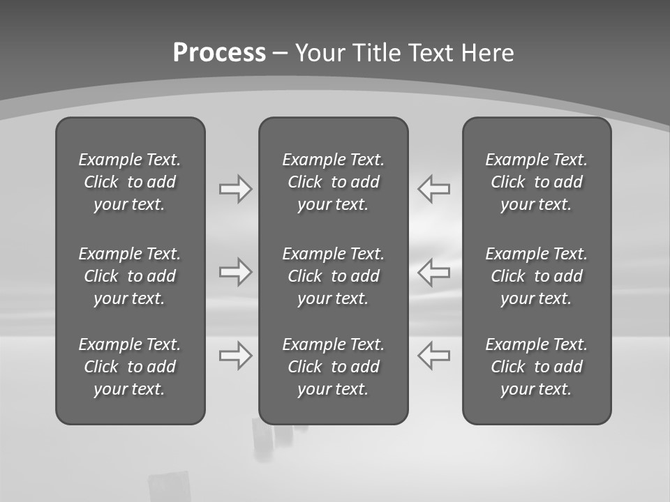 A Black And White Photo Of A Dock In The Ocean PowerPoint Template