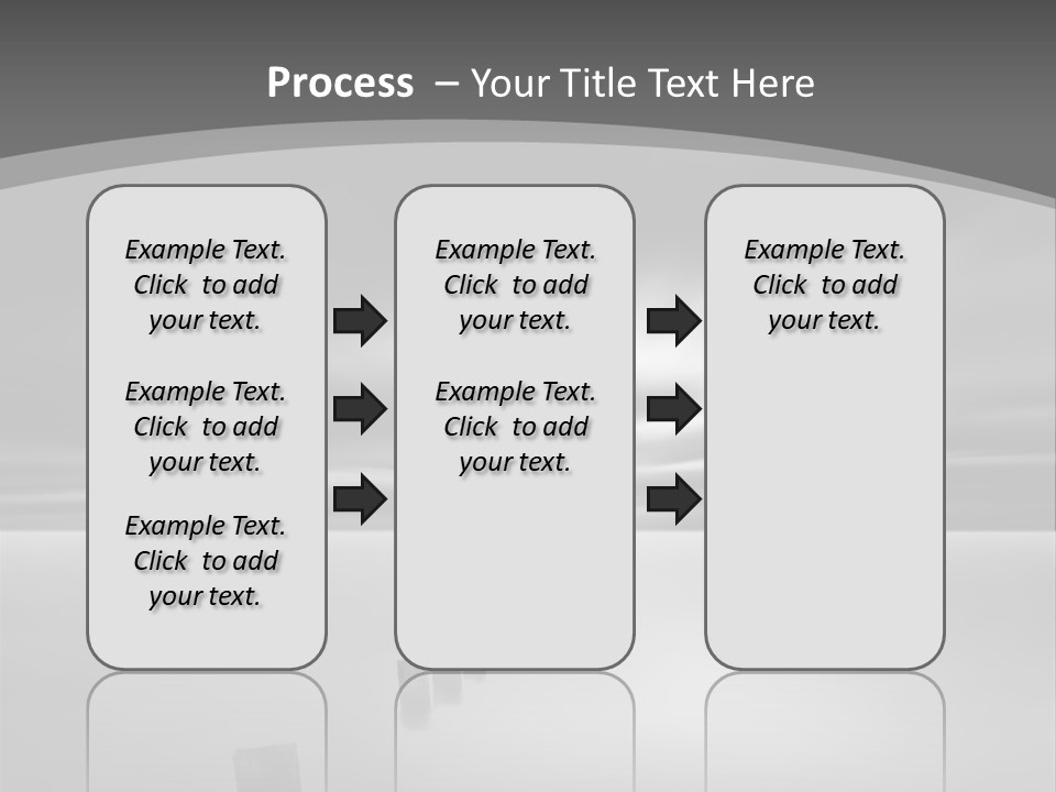 A Black And White Photo Of A Dock In The Ocean PowerPoint Template