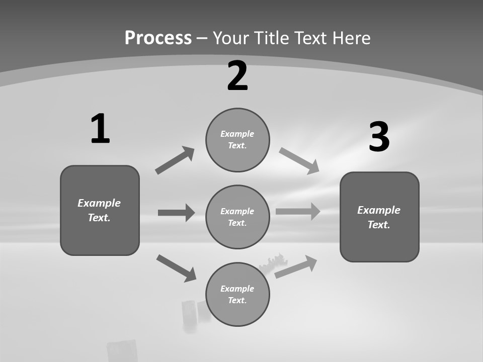 A Black And White Photo Of A Dock In The Ocean PowerPoint Template