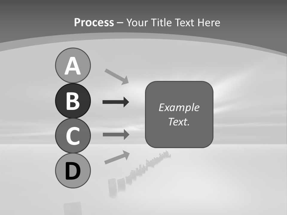 A Black And White Photo Of A Dock In The Ocean PowerPoint Template