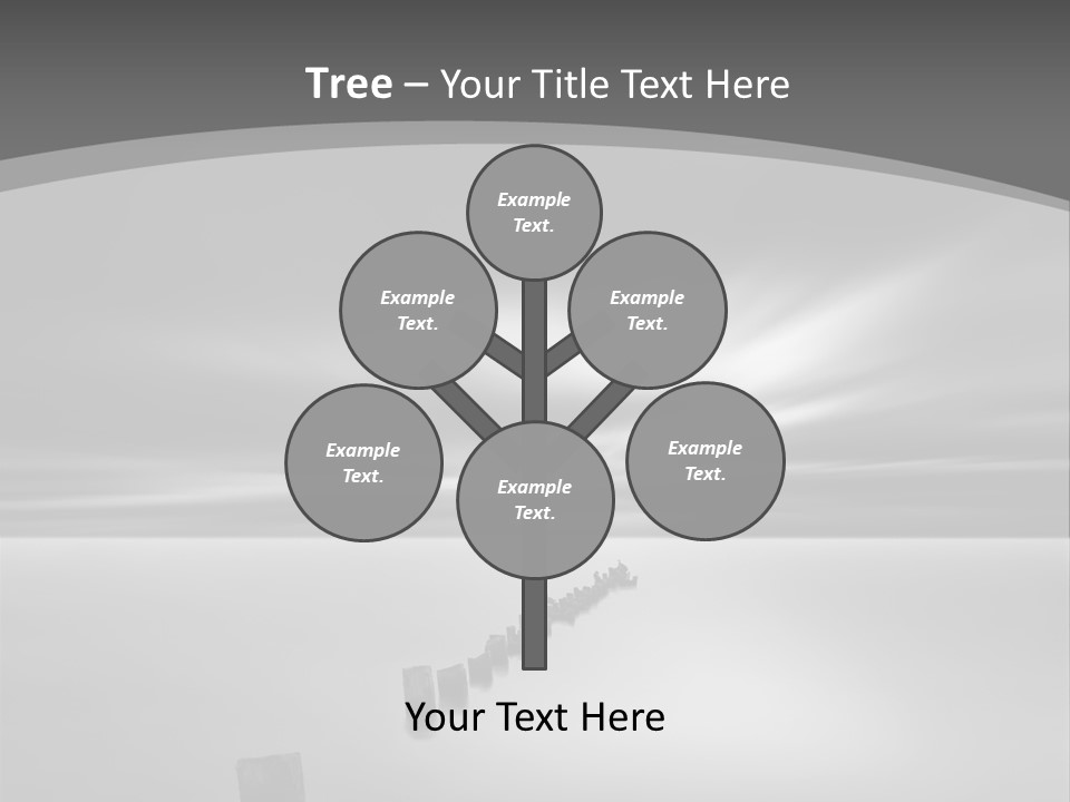 A Black And White Photo Of A Dock In The Ocean PowerPoint Template