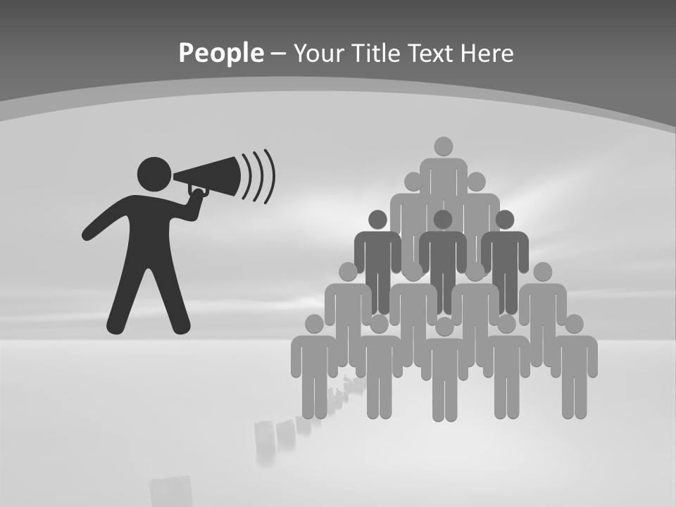 A Black And White Photo Of A Dock In The Ocean PowerPoint Template