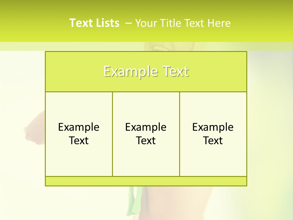 A Woman In A Bikini Holding A Frisbee PowerPoint Template