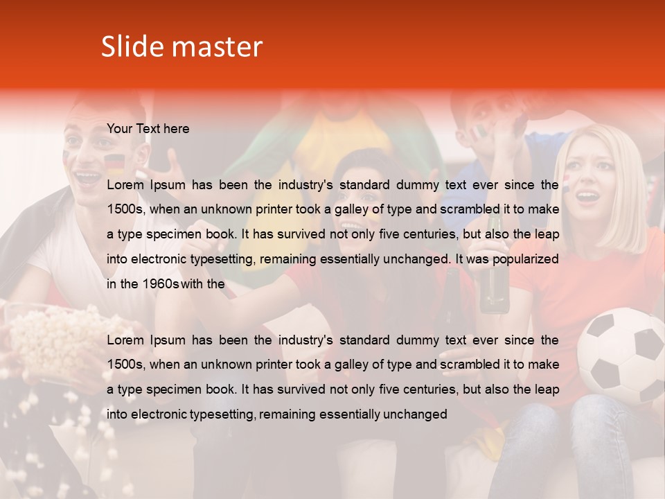 A Group Of People Sitting On Top Of A Couch PowerPoint Template