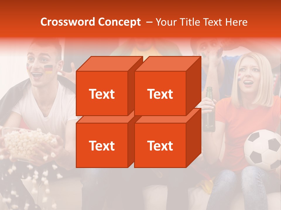 A Group Of People Sitting On Top Of A Couch PowerPoint Template