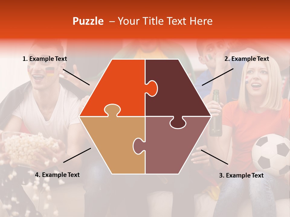 A Group Of People Sitting On Top Of A Couch PowerPoint Template