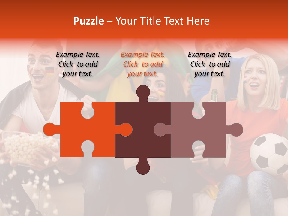 A Group Of People Sitting On Top Of A Couch PowerPoint Template