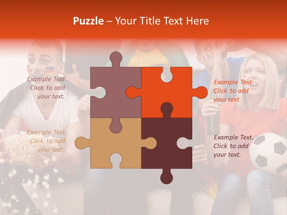 A Group Of People Sitting On Top Of A Couch PowerPoint Template