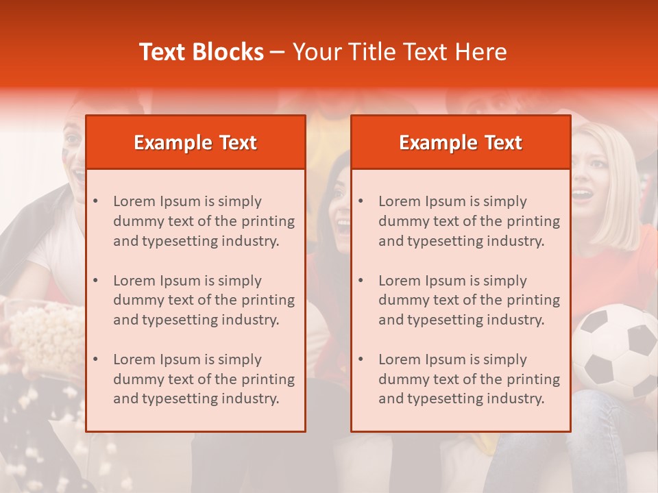A Group Of People Sitting On Top Of A Couch PowerPoint Template