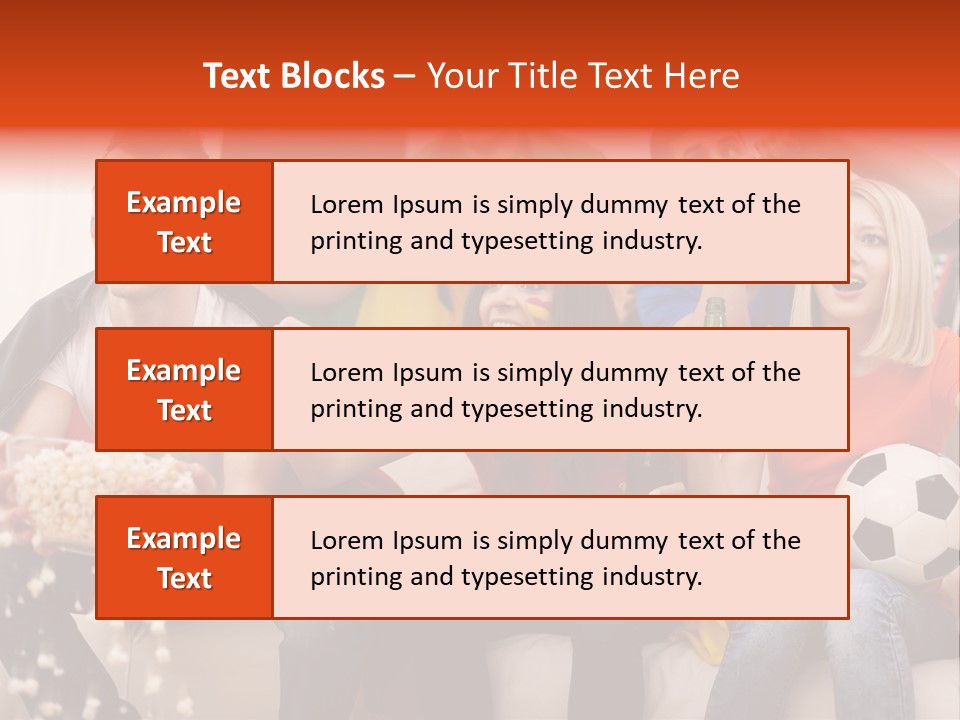 A Group Of People Sitting On Top Of A Couch PowerPoint Template