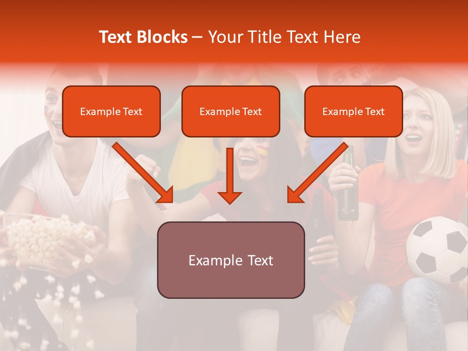 A Group Of People Sitting On Top Of A Couch PowerPoint Template
