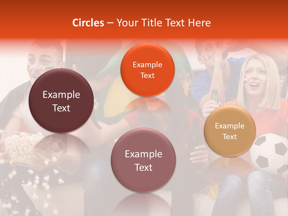 A Group Of People Sitting On Top Of A Couch PowerPoint Template