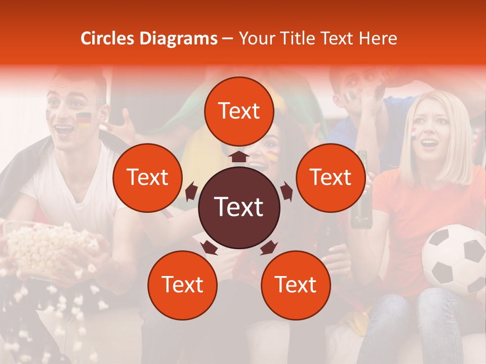 A Group Of People Sitting On Top Of A Couch PowerPoint Template