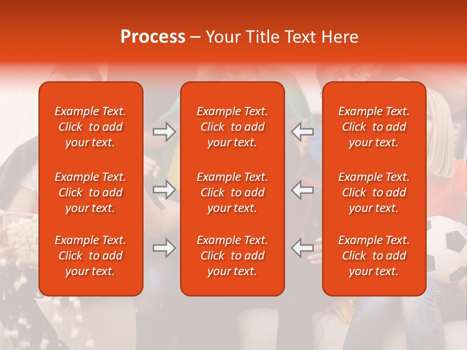 A Group Of People Sitting On Top Of A Couch PowerPoint Template