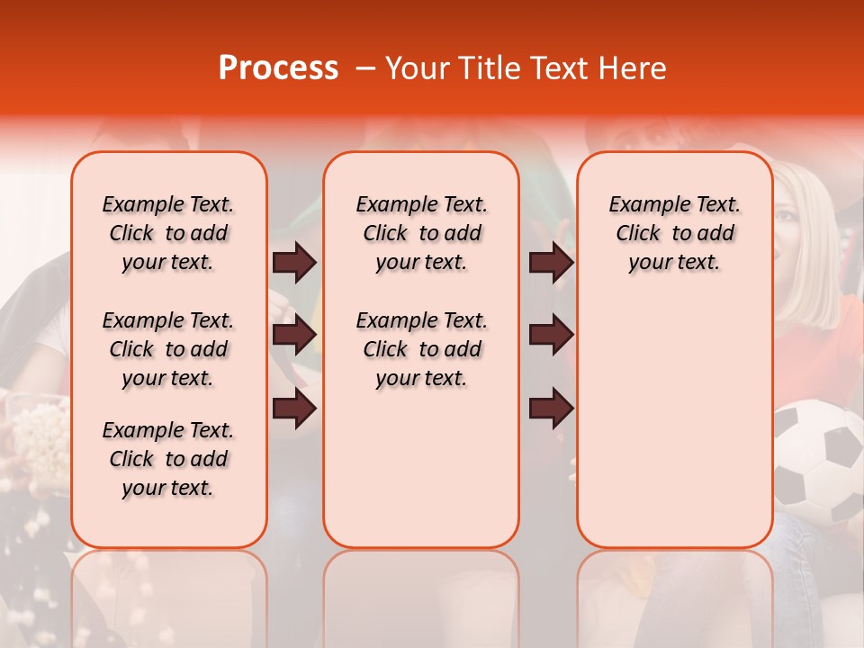 A Group Of People Sitting On Top Of A Couch PowerPoint Template