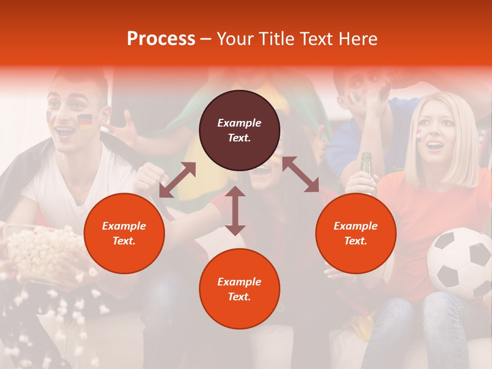 A Group Of People Sitting On Top Of A Couch PowerPoint Template