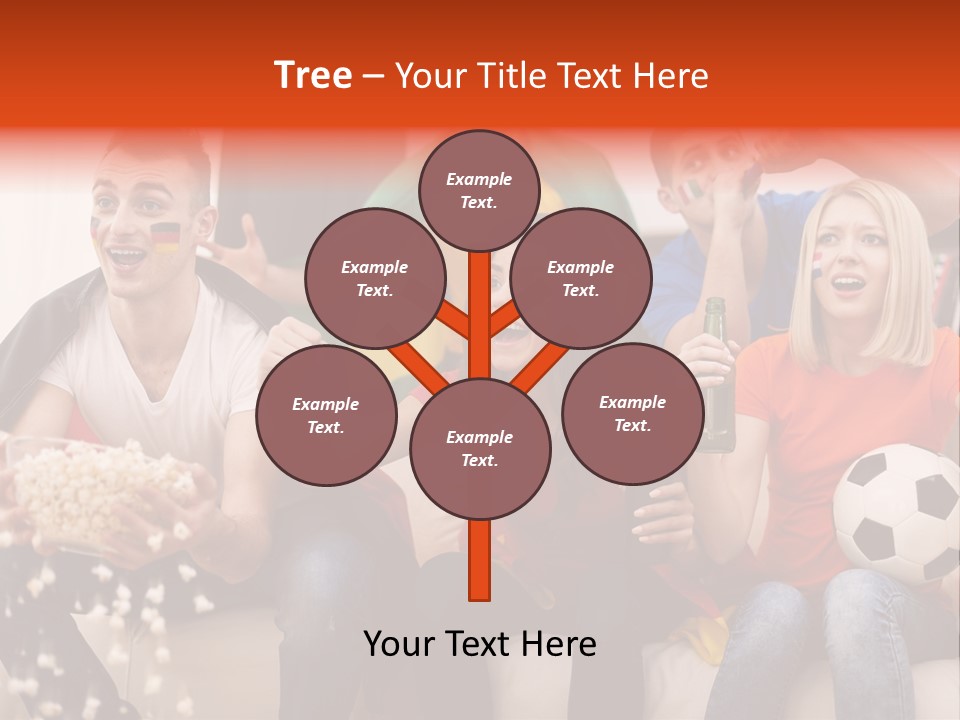 A Group Of People Sitting On Top Of A Couch PowerPoint Template