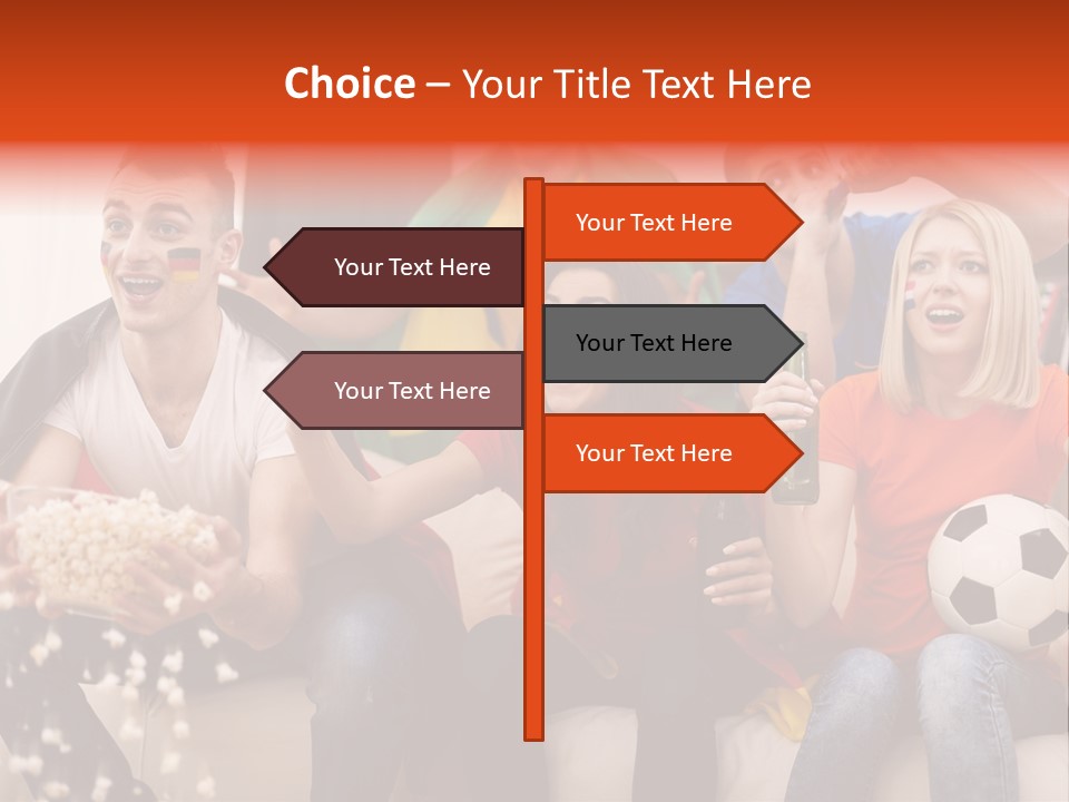 A Group Of People Sitting On Top Of A Couch PowerPoint Template