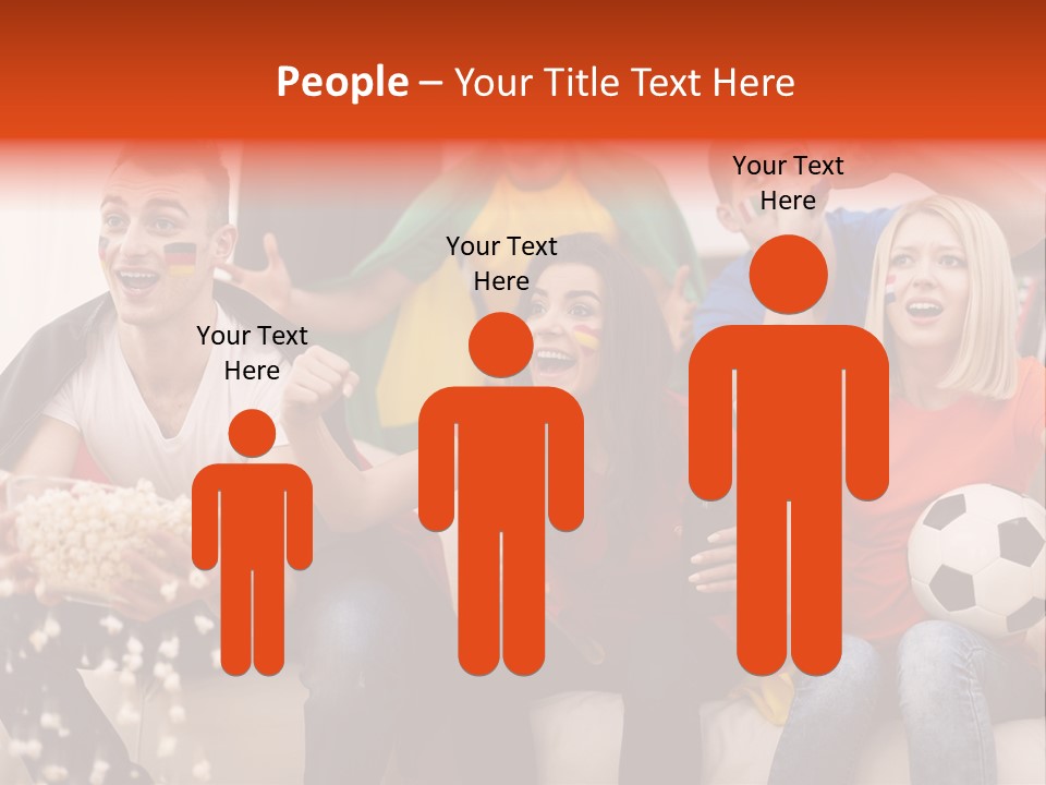 A Group Of People Sitting On Top Of A Couch PowerPoint Template