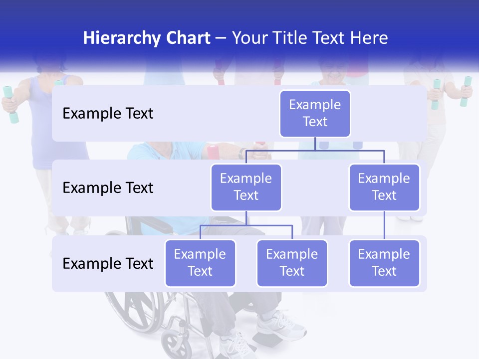 A Man In A Wheel Chair Holding Dumbs PowerPoint Template