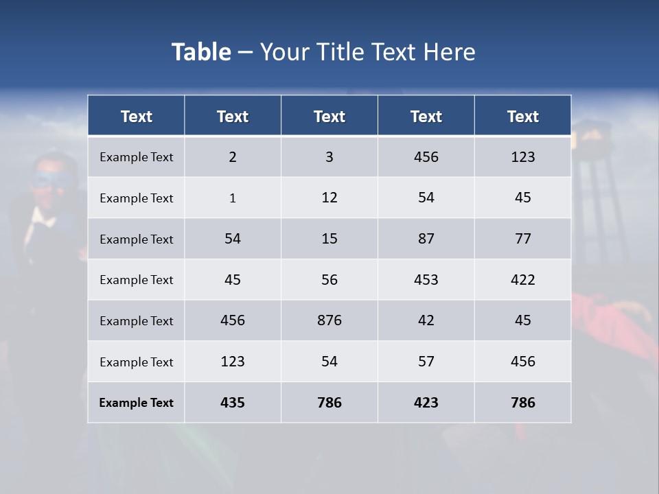 A Group Of People Dressed Up As Superheros PowerPoint Template