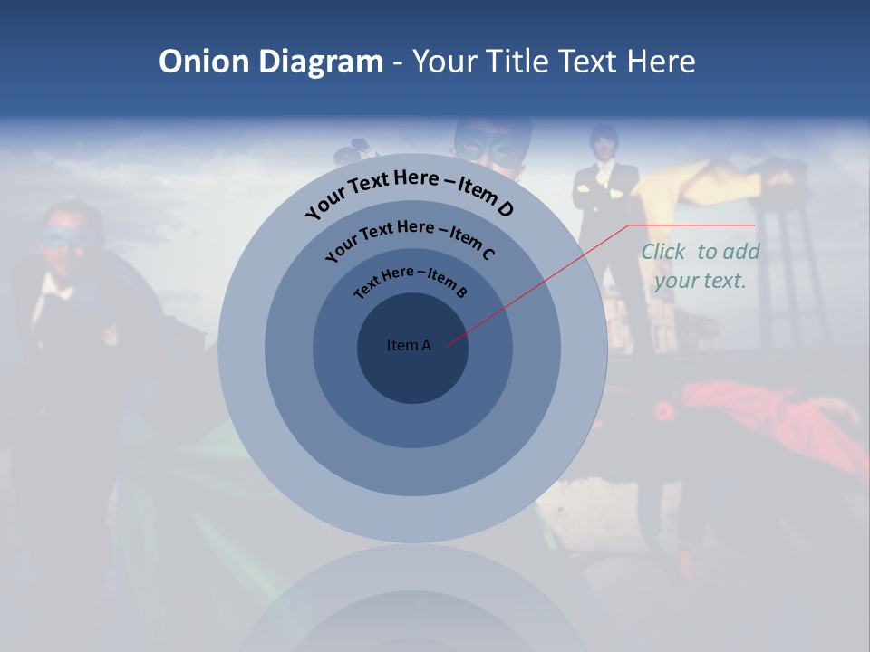 A Group Of People Dressed Up As Superheros PowerPoint Template