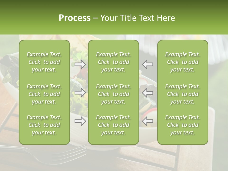 A Bowl Of Salad With Tortilla Chips On The Side PowerPoint Template