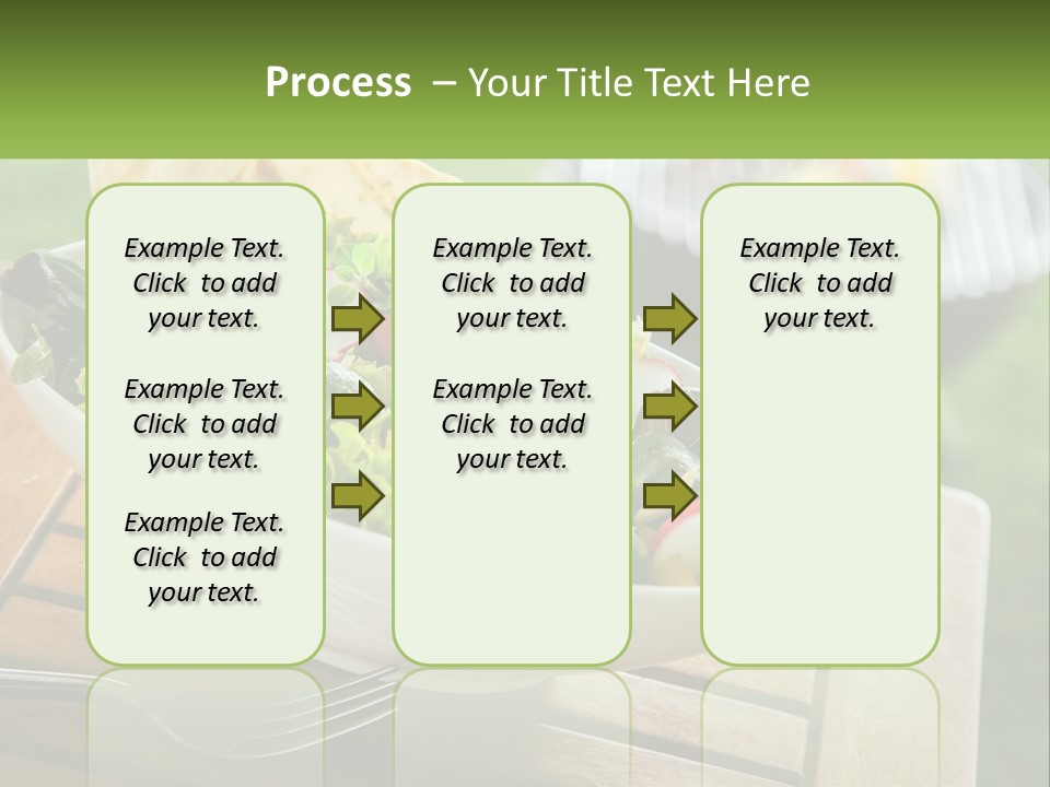 A Bowl Of Salad With Tortilla Chips On The Side PowerPoint Template