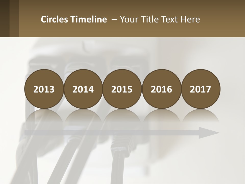 A Group Of Black Wires Plugged Into A Wall Outlet PowerPoint Template