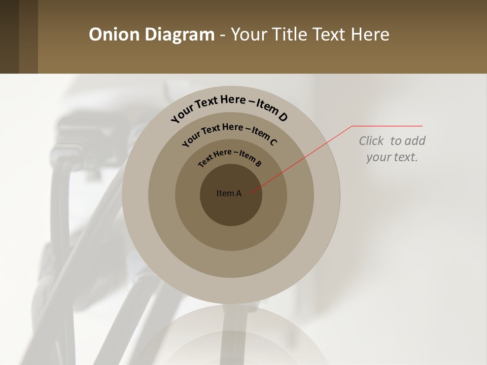 A Group Of Black Wires Plugged Into A Wall Outlet PowerPoint Template