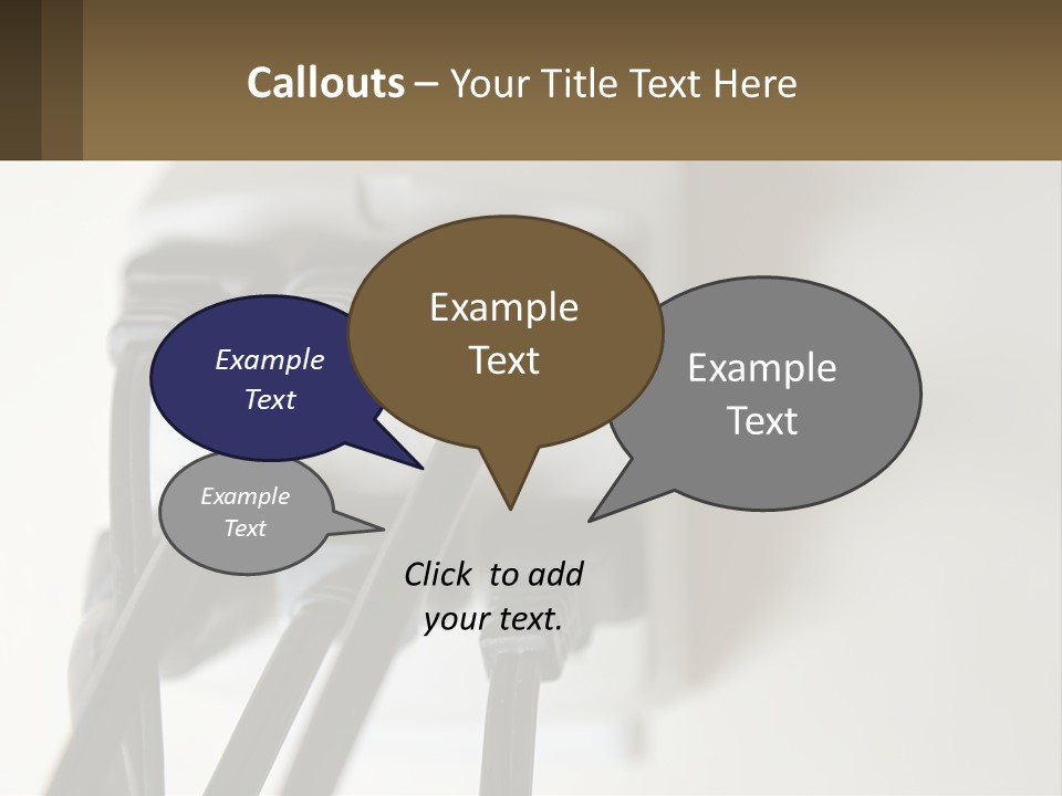 A Group Of Black Wires Plugged Into A Wall Outlet PowerPoint Template