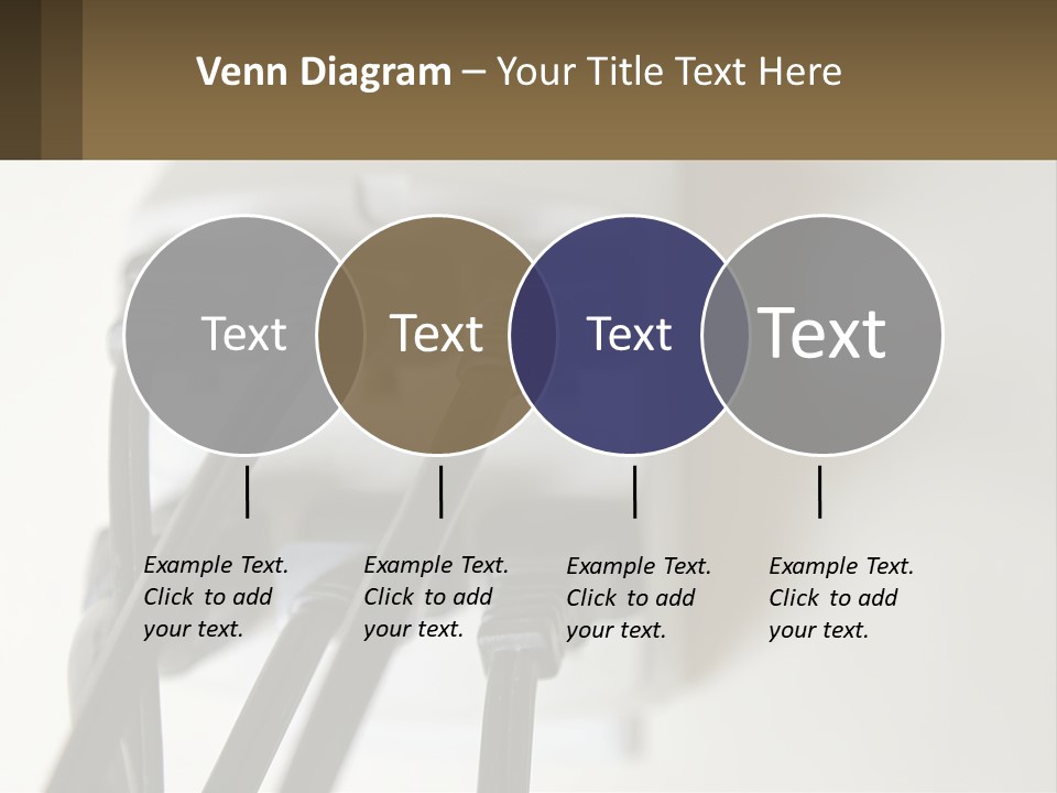 A Group Of Black Wires Plugged Into A Wall Outlet PowerPoint Template