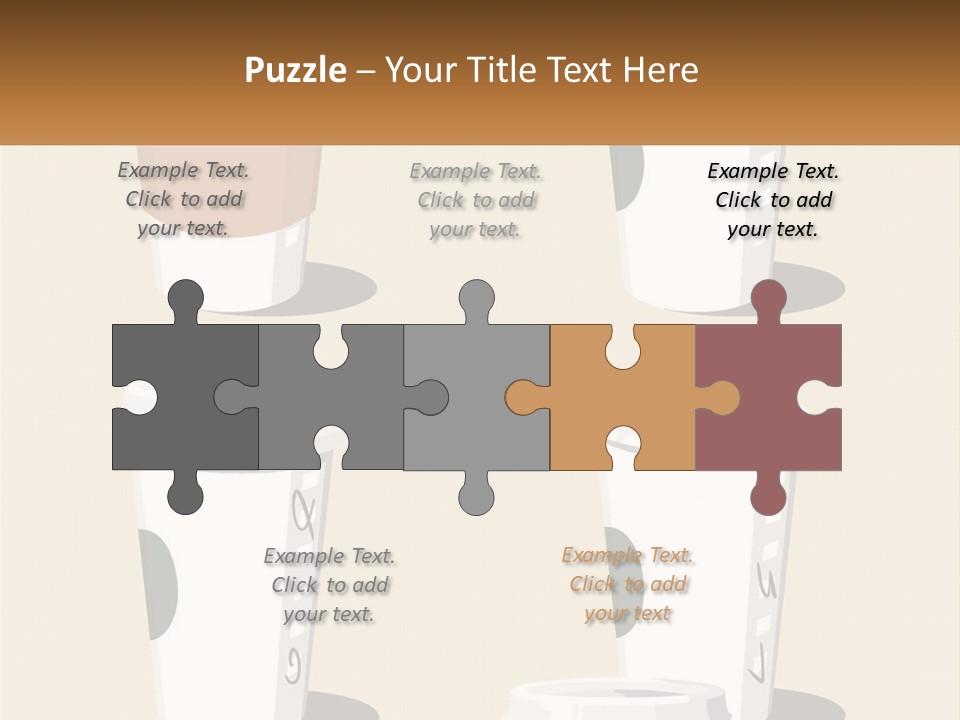 A Cup Of Coffee Is Shown With The Name Of The Cup PowerPoint Template