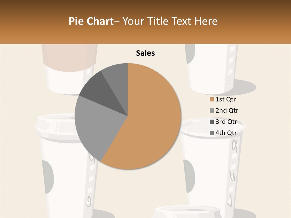 A Cup Of Coffee Is Shown With The Name Of The Cup PowerPoint Template