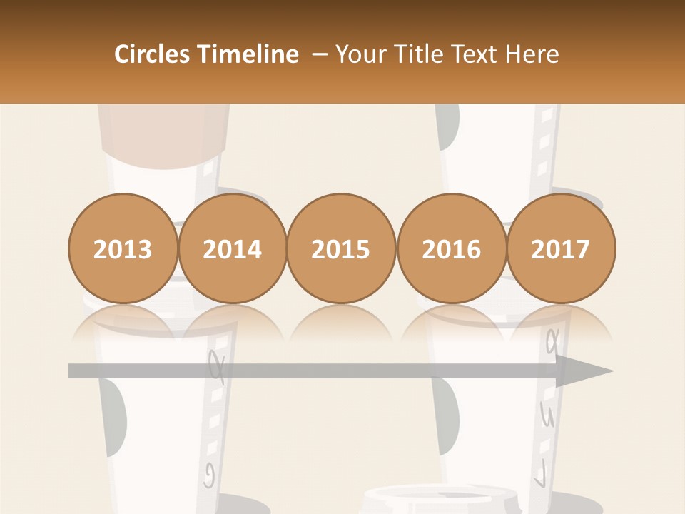 A Cup Of Coffee Is Shown With The Name Of The Cup PowerPoint Template