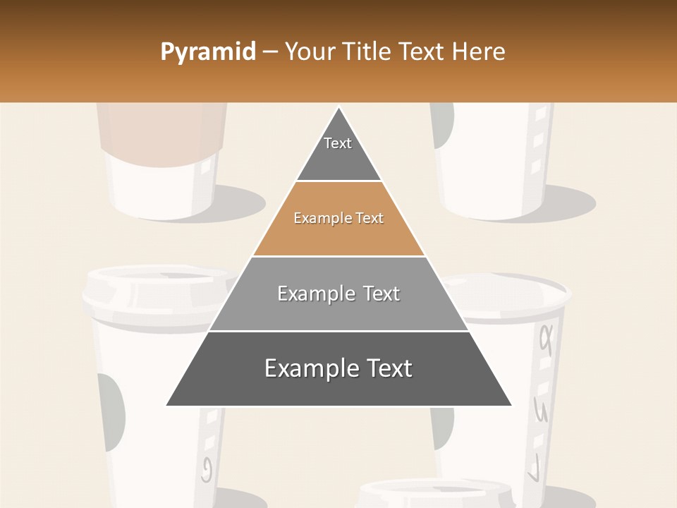 A Cup Of Coffee Is Shown With The Name Of The Cup PowerPoint Template