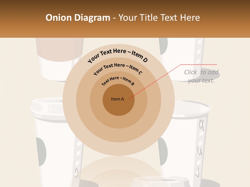 A Cup Of Coffee Is Shown With The Name Of The Cup PowerPoint Template