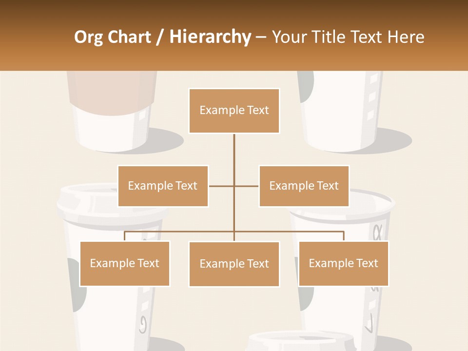 A Cup Of Coffee Is Shown With The Name Of The Cup PowerPoint Template