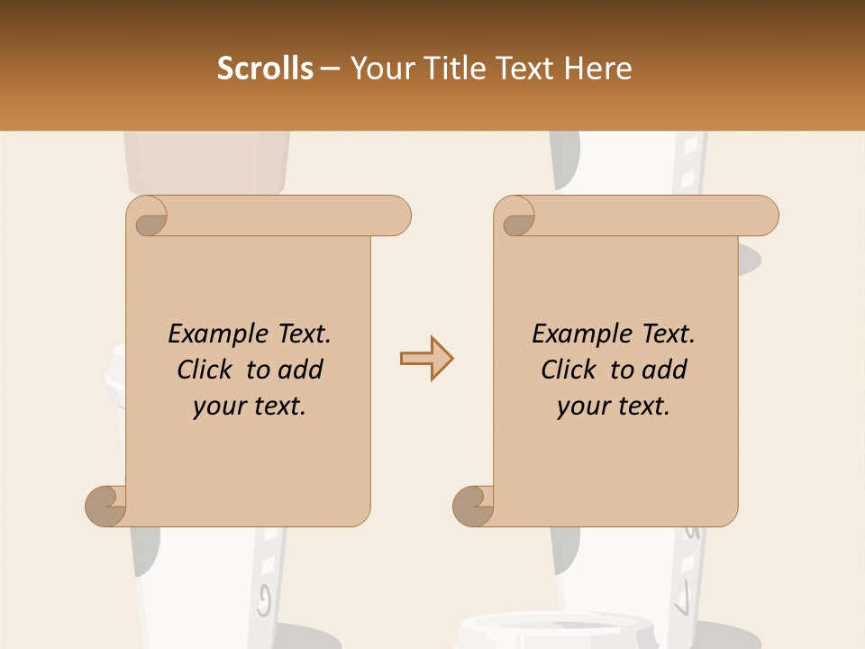 A Cup Of Coffee Is Shown With The Name Of The Cup PowerPoint Template