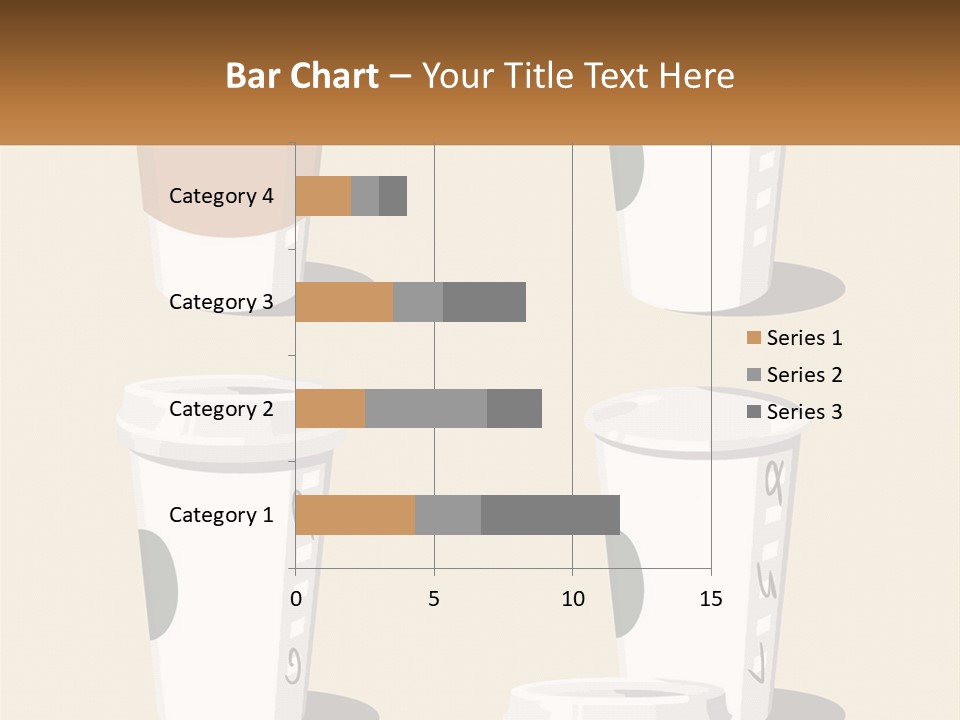 A Cup Of Coffee Is Shown With The Name Of The Cup PowerPoint Template