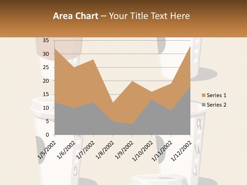 A Cup Of Coffee Is Shown With The Name Of The Cup PowerPoint Template