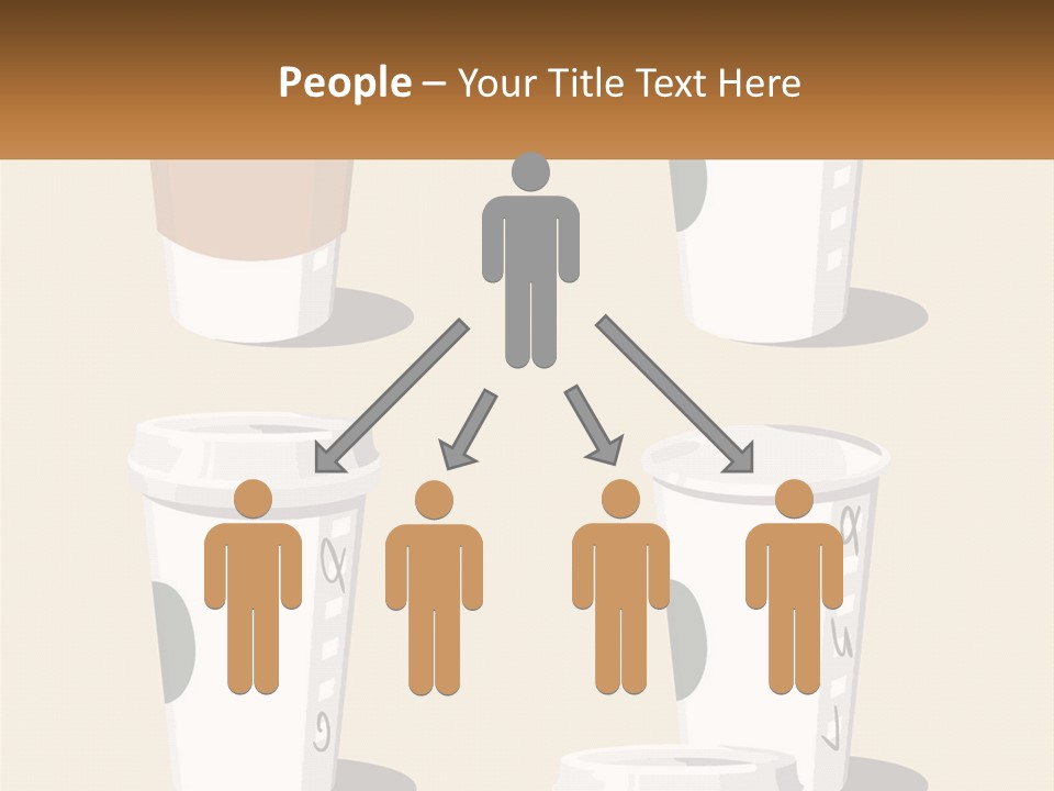 A Cup Of Coffee Is Shown With The Name Of The Cup PowerPoint Template