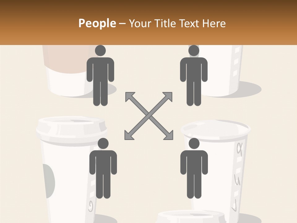 A Cup Of Coffee Is Shown With The Name Of The Cup PowerPoint Template