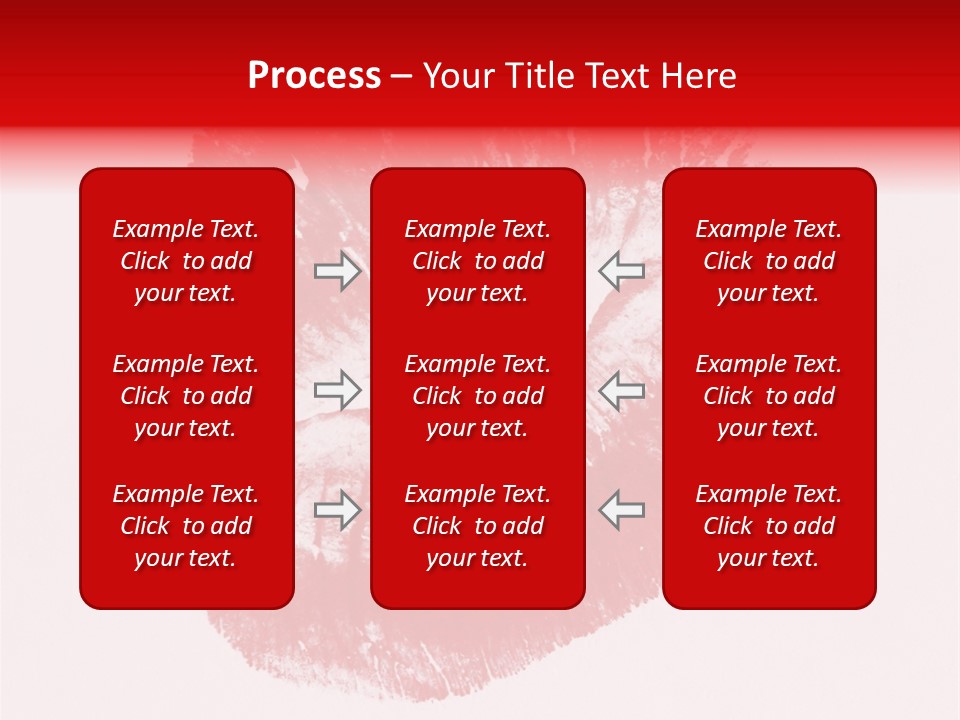 A Close Up Of A Red Lipstick On A White Background PowerPoint Template