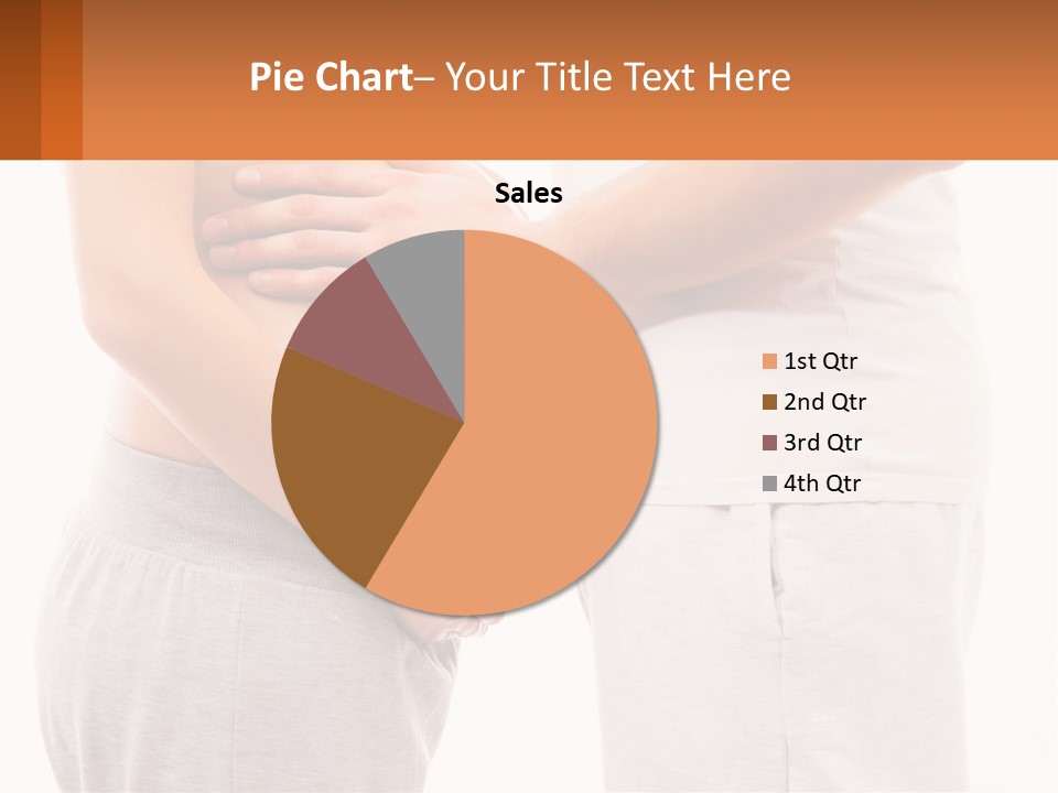 A Man And A Woman Holding Their Stomach PowerPoint Template